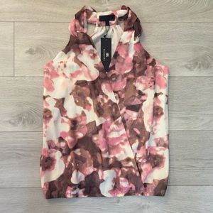 Banana Republic Monogram Floral Crossover Top